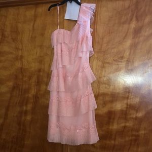 Pink cocktail dress